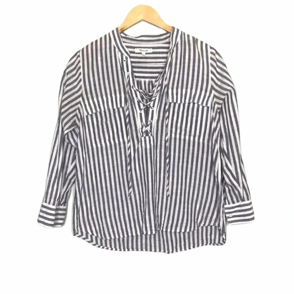Madewell linen Top Size Small - Picture 1 of 5